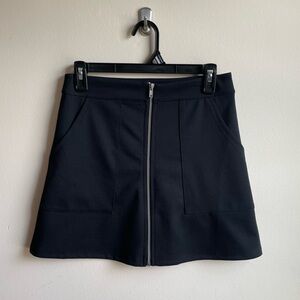 H&M Divided Black Zippered Women's Skirt